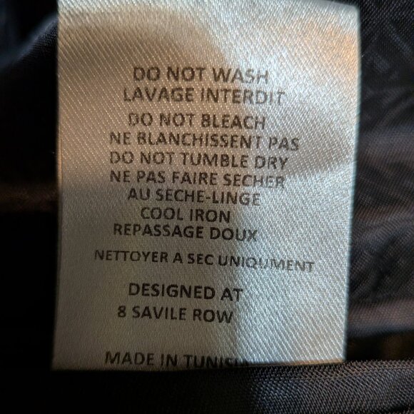 Men's Coat, Navy blue, 40R/50R - Picture 6 of 6